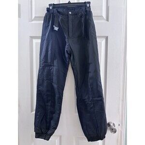 Sportina Snow Pants Juniors Size 14 Black With Pockets And Leg Cuffs
